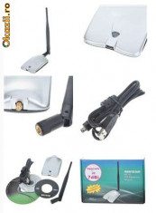 alfa awus036 wireless backtrack aircrack packet injection 1500 mW foto