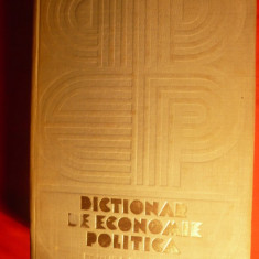 DICTIONAR DE ECONOMIE POLITICA - 1974