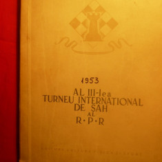 Al III-lea Turneu International de SAH al RPR - 1954