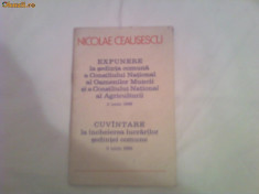 nicolae ceausescu- -expunere 1988 2 foto