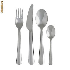 IKEA - DRAGON set tacamuri 24 piese otel inoxidabil foto
