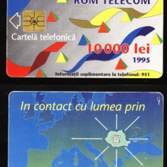 Cartela telefonica desen abstrac, 10000 Lei,1995