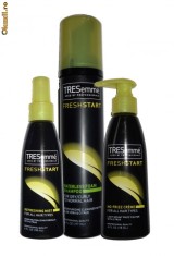 Set TRESemme Fresh Start - sampon spuma, spray si crema foto