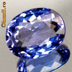 TANZANITE NATURALE SUPERBE ALBASTRU-VIOLET-2.18 CT.SI 1.84 CT foto