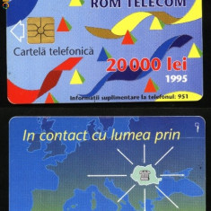 Cartela telefonica desen abstract, 20000 Lei,1995,Rom 10a