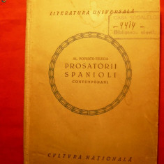 ANTOLOGIE -Prozatori Spanioli Contemporani -1923