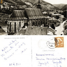 Carte postala ilustrata Biserica negra, Brasov