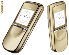 Telefon Nokia 8800 Sirocco Gold placat cu AUR 18 K -super ieftin foto