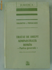 Valentin I. Prisacaru - Tratat de drept administrativ roman (1996) foto