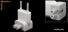 Adaptor EU Romania pt incarcator priza Apple iPod iPhone MacBook foto