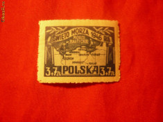 Serie- Ziua Marinei 1946 Polonia , 1 valoare foto