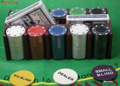 Set Casino Texas Hold`Em Poker cu 200 de Jetoane foto
