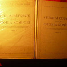 Studii si Referate Istoria Romaniei- vol1+2 ,ed. 1954 HARTI , SCHEME , TABELE