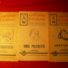 3 Brosuri din Colectia - CUNOSTINTE FOLOSITOARE 1940-42