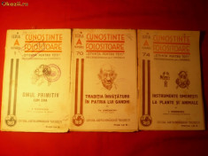 3 Brosuri din Colectia - CUNOSTINTE FOLOSITOARE 1930-39 foto