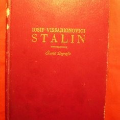 I.V.STALIN - Scurta biografie - ed. 1947 - ED. P.C.R.