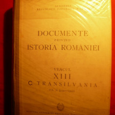 Docum. privind Ist. Romaniei veacul XIII-Transilvania ed. 1952