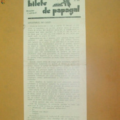 Revista Bilete de papagal nr 263 1928