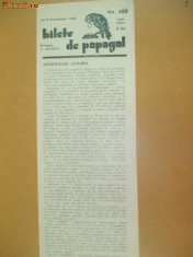 Revista Bilete de papagal nr 259 1928 foto