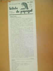 Revista Bilete de papagal nr 254 1928 foto