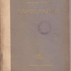 Adrian Maniu / Langa pamant (editia I - 1924)