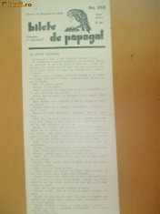 Revista Bilete de papagal nr 266 1928 foto