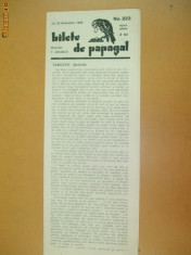 Revista Bilete de papagal nr. 223 1928 foto