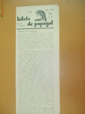 Revista Bilete de papagal nr 253 1928 foto