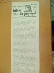 Revista Bilete de papagal nr 268 1928 foto