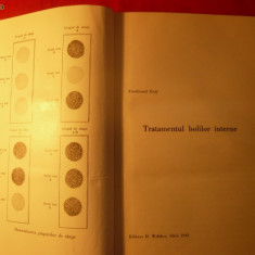 Ferdinand Hoff - Tratamentul Bolilor Interne - 1943 , 534 pag, ED. H. WELTHER