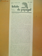 Revista Bilete de papagal nr 287 1929 foto