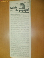 Revista Bilete de papagal nr 271 1928 foto