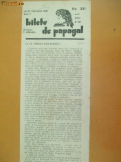 Revista Bilete de papagal nr 321 1929 foto