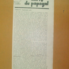 Revista Bilete de papagal nr 298 1929