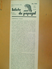 Revista Bilete de papagal nr 293 1929 foto