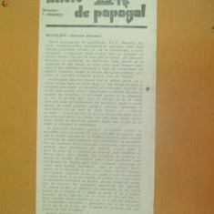 Revista Bilete de papagal nr 320 1929