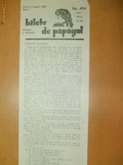 Revista Bilete de papagal nr 454 1929 foto