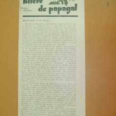 Revista Bilete de papagal nr 308 1929