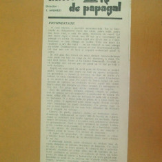 Revista Bilete de papagal nr 291 1929