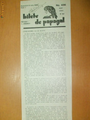 Revista Bilete de papagal nr 438 1929 foto