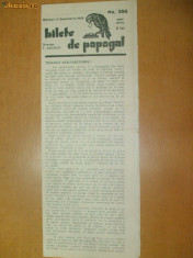 Revista Bilete de papagal nr 258 1928 foto