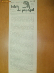 Revista Bilete de papagal nr 231 1928 foto