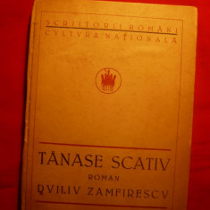 DUILIU ZAMFIRESCU - TANASE SCATIU - ed. 1923