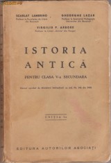 Scarlat Lambrino / Istoria antica (editia I, 1935) foto