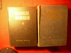 Manualul Inginerului -Ed. Tehnica 1965-1966 , 2 volume foto