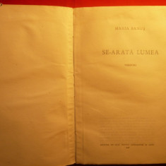 MARIA BANUS - SE- ARATA LUMEA - 1956- Prima Editie