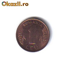 Moneda 1 leu 1993 foto