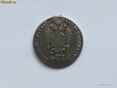 MONEDA 1/4 FLORIN, AVERS-REVERS IDENTIC , TWO FACE(viorel) foto