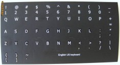 Autocolante pentru tastatura laptop - limba engleza foto