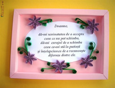 tablou quilling rugaciune foto